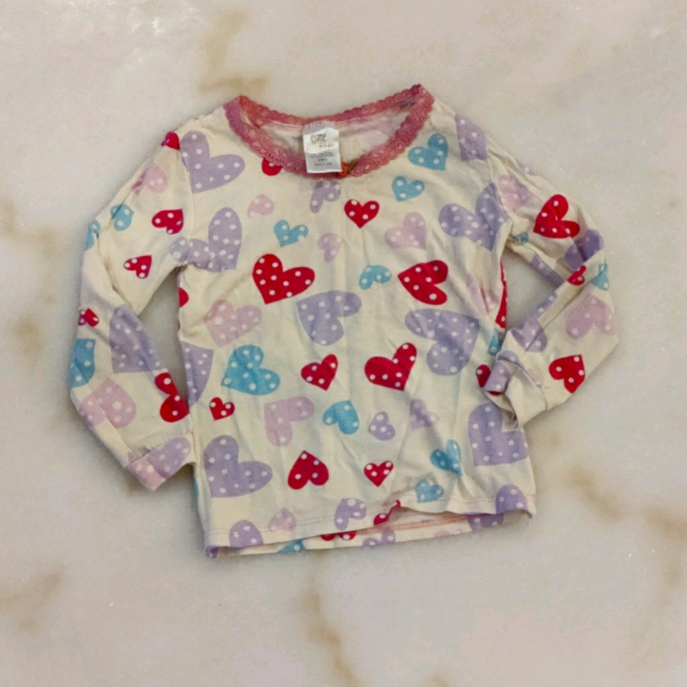 Esme pink and purple heart design